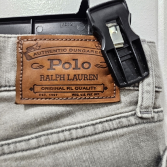 Womens Polo Ralph Lauren Tompkins Skinny Gray Jeans Size 26 - Picture 5 of 12